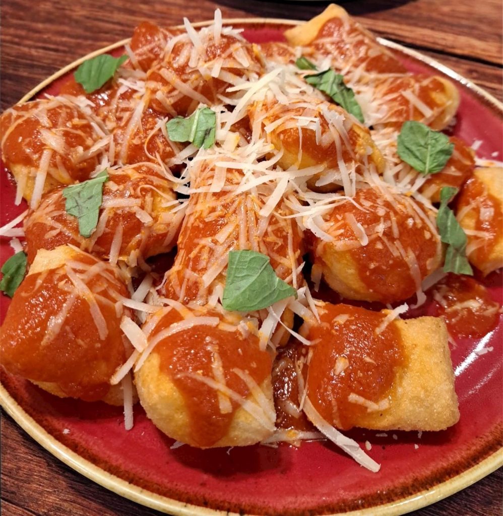 Straccetti di pizza fritti