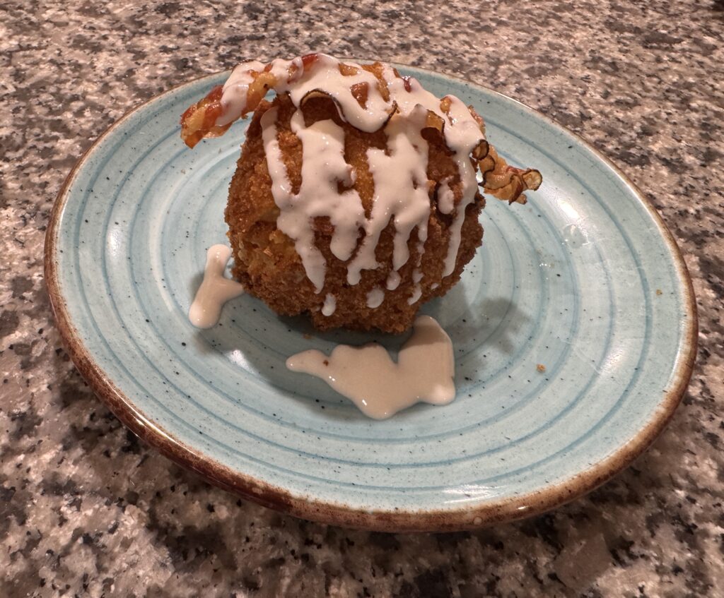 Frittatina di Bucatini alla carbonara